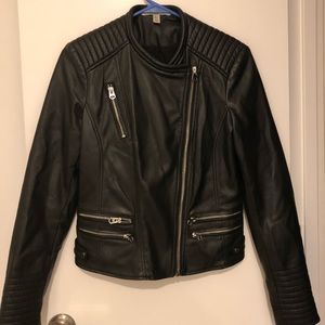 Zara Leather Moto Jacket